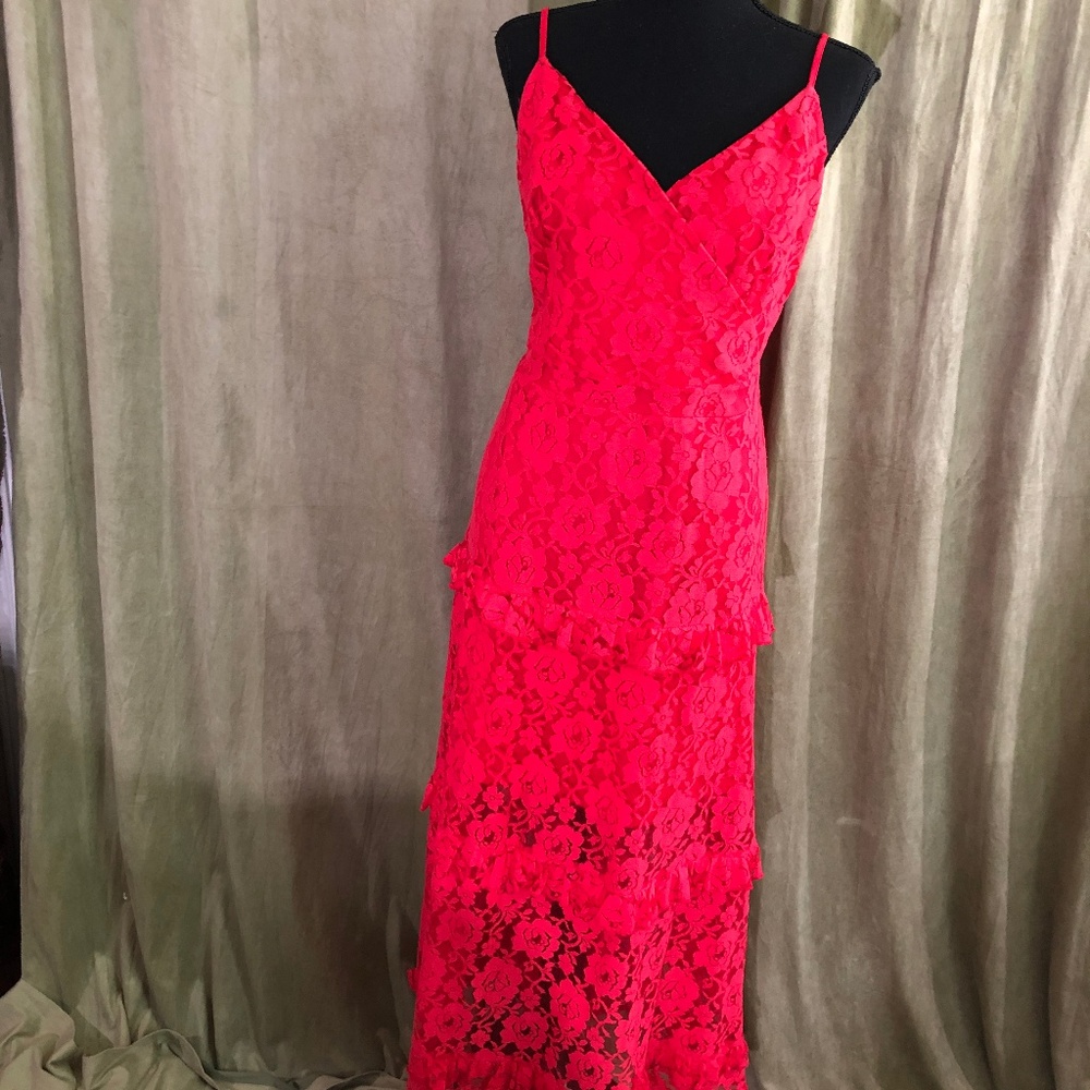 ❤️❤️ love, Fire Eye-catcher red lace Dress ❤️❤️